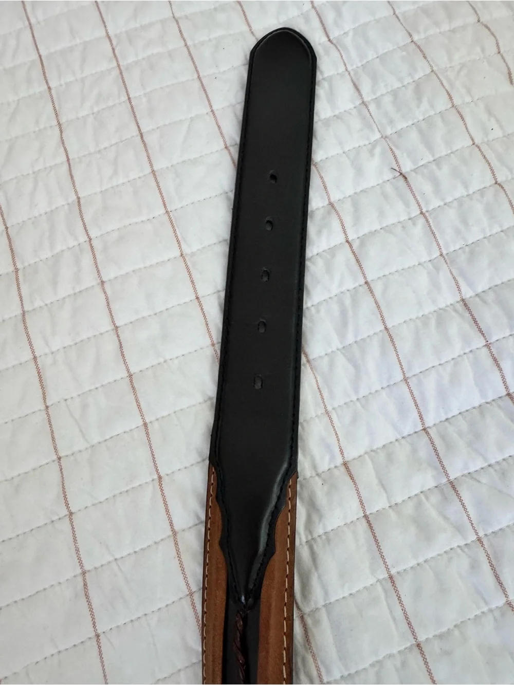 JUSTIN Buckle Belt Sz: 40 Brown Barbed Wire Leather Western Cowboy Rodeo C10813